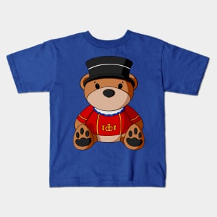 Beefeater Teddy Bear Kids T-Shirt